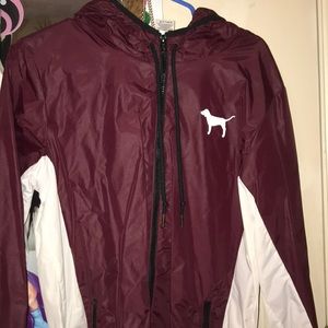 Victorias secret pink windbreaker jacket